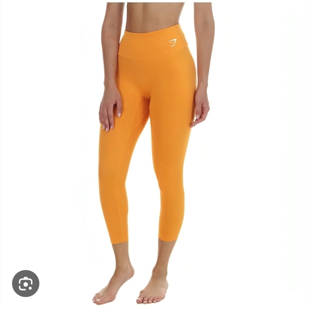 GYMSHARK | Vital Seamless Leggings in orange marl Sz XS S